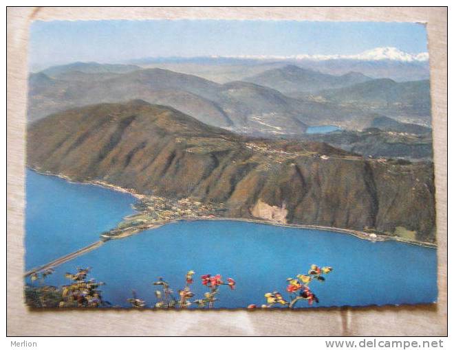 Switzerland - Vista sur Melide , Carona , Collina d'Oro    D93030