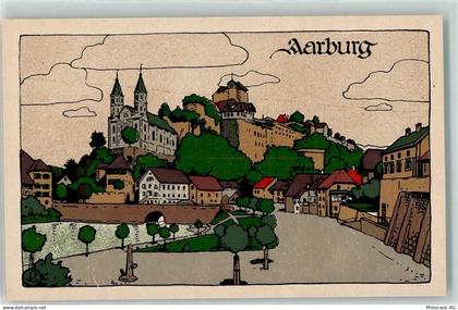 4663 Aarburg Künstlerkarte sign. L - 13248262