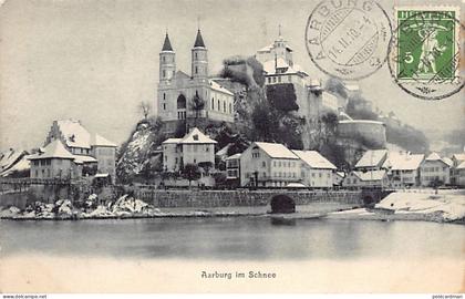 Schweiz - Aarburg im Schnee (AG) Phot. v. J. Rudolf-Frösch, Aarburg