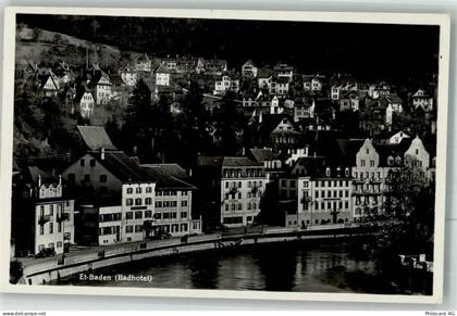 5408 Ennetbaden 1931 Foto AK Badhotel - 38023744
