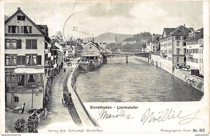 Schweiz - ENNETBADEN (AG) Limmatufer - Verlag Hch. Schlumpf 612