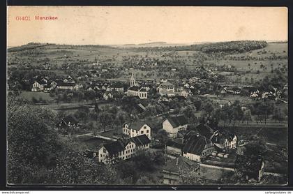 AK Menziken, Teilansicht mit Kirche
