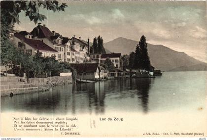 CPA AK LAC DE ZOUG SWITZERLAND (1510232)