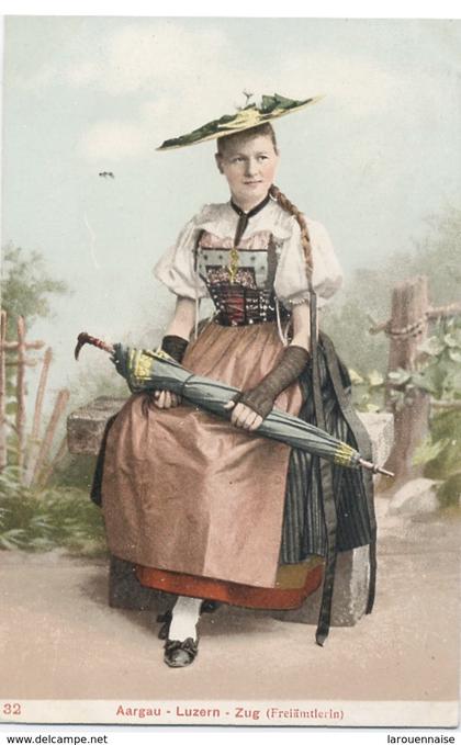 Suisse - Argovie  : Aargau-Luzern-Zug ( Freiamtlerin )