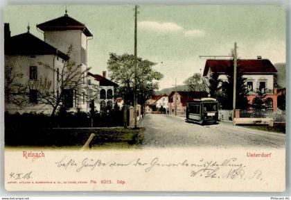 5734 Reinach AG 1906 - Unterdorf Straßenbahn - 13650909