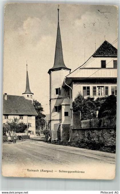 5734 Reinach AG Foto AK Schneggentürme - 14005594