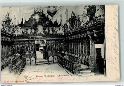 5430 Wettingen 1905 Gebrauchsspuren Kloster Wettingen Chorstühle - 10218041