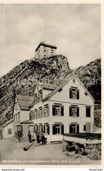 Saentis 2504m AR Gasthaus u. Observatorium Saentis