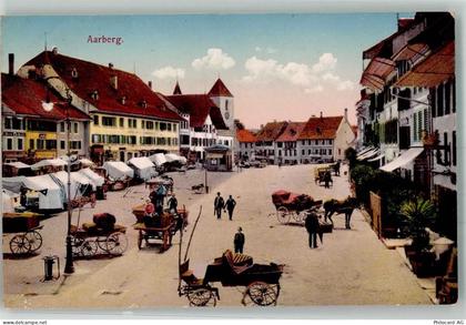 3270 Aarberg Foto AK Marktszene - 13552205
