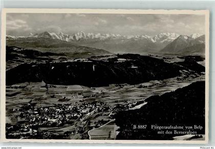 3123 Belp - Fliegeraufnahme mit den Berneralpen - 13137864