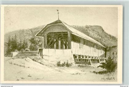 3123 Belp - Hunzikenbrücke sign. Fr Mäder - 10608505