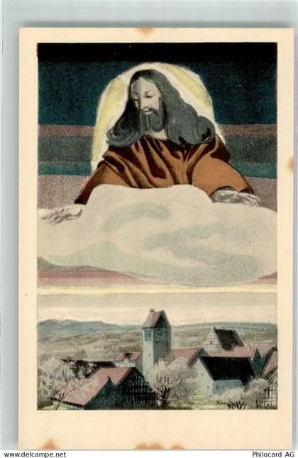 3123 Belp - sign. Rüegg Religiöses Bild Christi Serie Nr. 17 Ort lt. Ver... - 39699613