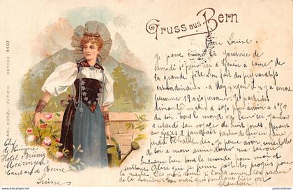 Schweiz - BERNE (BE) Gruss aus Bern - Tracht - Verlag Carl Künzli Zürich