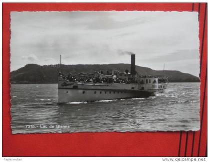 (Biel / Bienne (BE)) Lac de Bienne - Schiff Fribourg