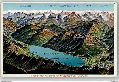 3806 Bönigen b. Interlaken - Brienzer See Oberland Vogelschau - 39497742