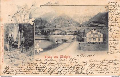 Schweiz - BÖNIGEN (BE) Gesamtansicht - Karte beschädigt, siehe Scan - Verlag Gabler 6436