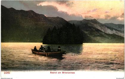CPA  Carte Postale Suisse Brienzersee Abend am Brienzersee  VM96107
