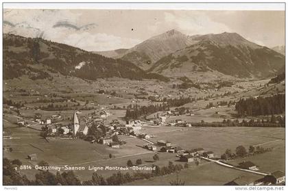SUISSE - GESSENAY - SAANEN - Ligne Montreux-Oberland