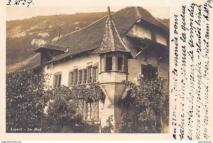 Schweiz - LIGERZ Gléresse (BE) Im Hof - FOTOKARTE - Verlag Dr. Geiger