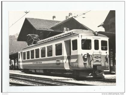 BE 4/4 1002 A GSTAAD 1975 (EX BIASCA ACQUAROSSA N° 4 . 1951) 4 (LOCOMOTIVE BEAU PLAN)