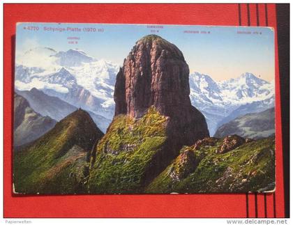 Gündlischwand (BE) - Schynige Platte: Gummihorn 2101m