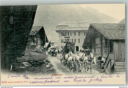 3864 Guttannen Foto AK Postkutsche - 13581916