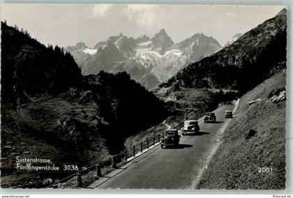 3862 Innertkirchen 1949 Foto AK Sustenstrasse Auto - 38024526