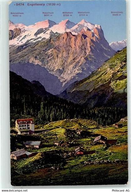 3862 Innertkirchen - Engtlenalp Schreckhorn Rosenhorn Mittelhorn Wetterh... - 52173142