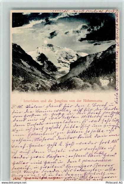3800 Interlaken - Interlaken und Jungfrau von der Höhenmatte - 12113165