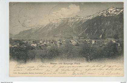 SUISSE - BERNE - MATTEN BEI INTERLAKEN - Matten und Schynige Platte (1901)