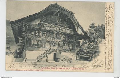 SUISSE - BERNE - MATTEN BEI INTERLAKEN - Wirtshaus(1901)