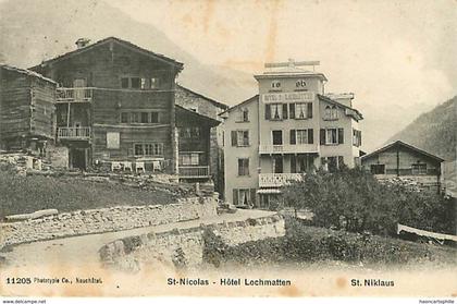 suisse : Saint Nicollas Saint Niklaus hotel Lochmatten