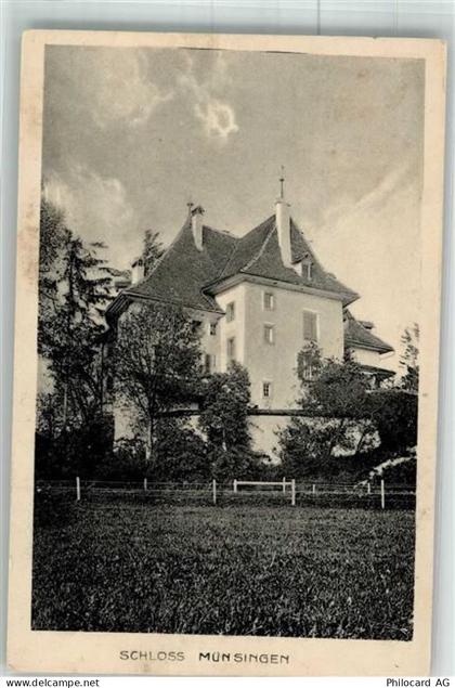 3110 Münsingen Foto AK Schloss - 38025305