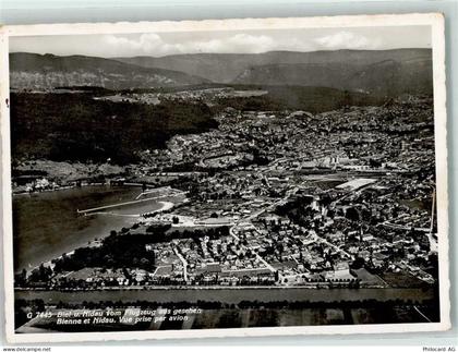 2560 Nidau - Fliegeraufnahme Biel und Nidau - 13133669