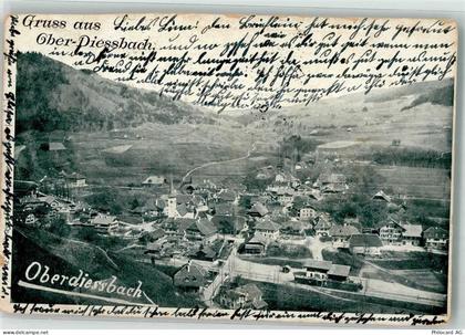 3672 Oberdiessbach 1902 Gebrauchsspuren Bahnpost Nr. 16 - 10696134