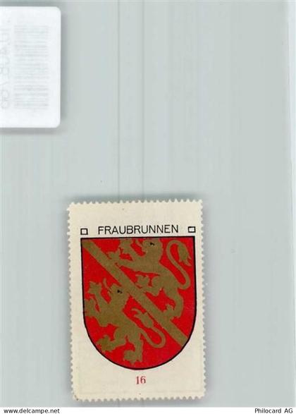 3312 Fraubrunnen - Vignette Wappen Kaffee Hag ca 1920-1940 Löwen - 10408766