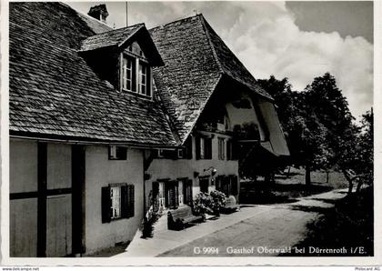 3465 Dürrenroth 1956 Foto AK Gasthof Oberwald - 13085593