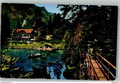 3716 Kandergrund Foto AK Blausee Gasthaus - 38070870
