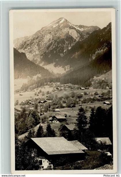 3765 Oberwil im Simmental 1937 Foto AK Vue generale - 13085650