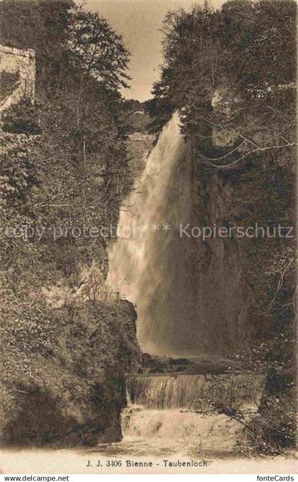Bienne BIEL-BIENNE Taubenlochschlucht Wasserfall