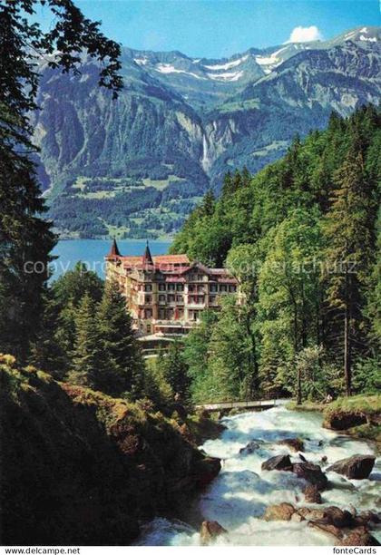 Giessbach Giesbach Brienzersee BE Parkhotel-Giessbach Brienzersee Wasserfall Ber