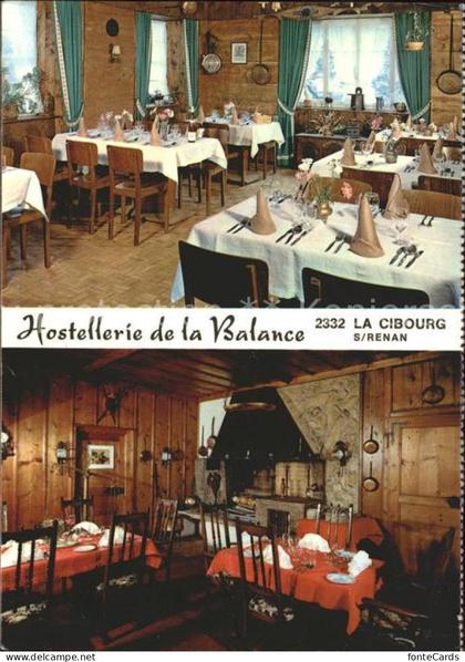 La Cibourg Renan Hostellerie de la Balance