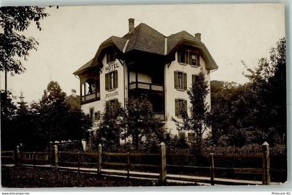 2515 Prêles Foto AK Hotel Pension Ort handschriftlich - 13232811