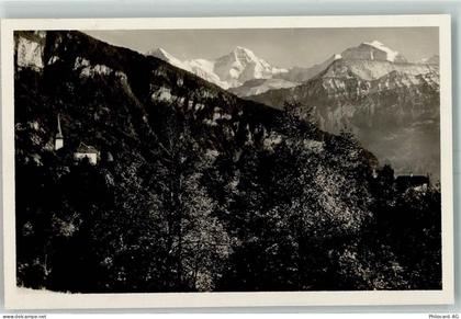 3655 Sigriswil - Kirche in Sigriswil und die Alpen - 10395803