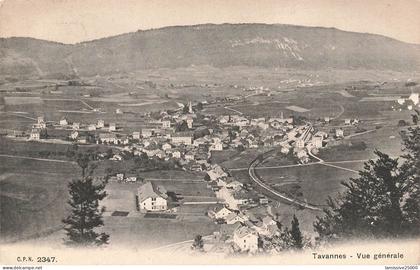 SUISSE tavannes le vue générale