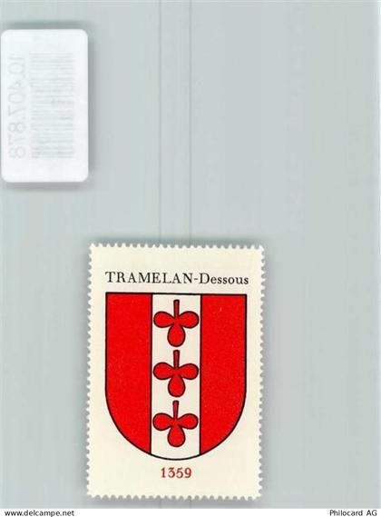 2720 Tramelan - Vignette Wappen Kaffee Hag 1920-1940 - 10407878