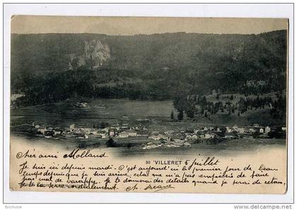 cpa VILLERET  ed delachaux nestle