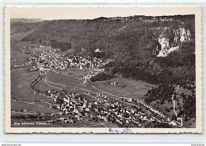 Suisse - VILLERET (BE) Vue aérienne - Ed. O. Wyrsch Swissair 2544
