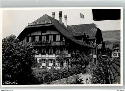 3532 Zäziwil Foto AK Gasthaus zum Weissen Rössli - 13993859