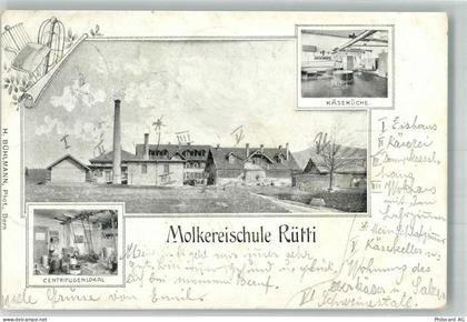 3052 Rütti Zollikofen 1909 Foto AK Molkereieschule Käseküche Centrifugen... - 13552044